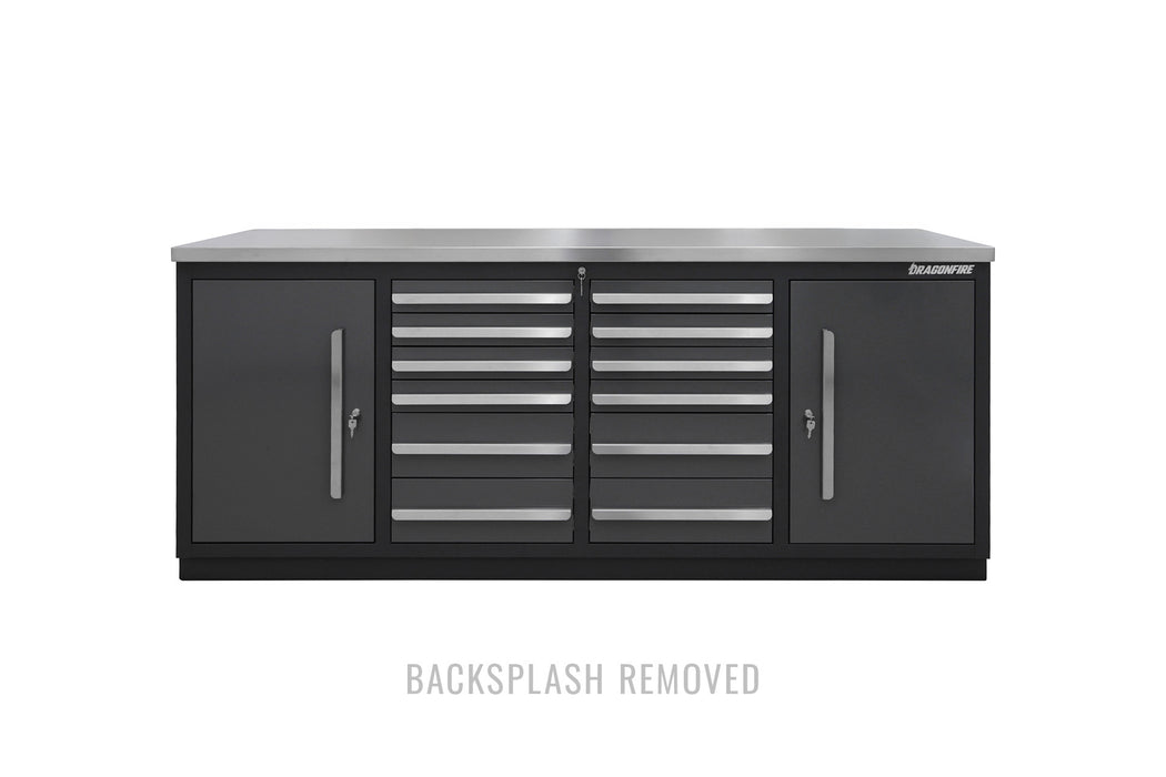 Dragonfire 12 Drawer Pro Series 7FT Workbench