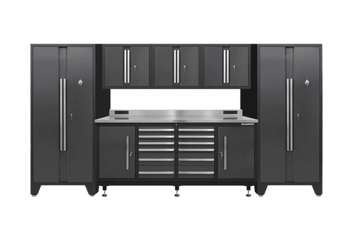 Pro Series 12 Drawer Workbench Package - Workbench, Wall Cabinets & Locker Cabinets - Dragonfire Tool Storage