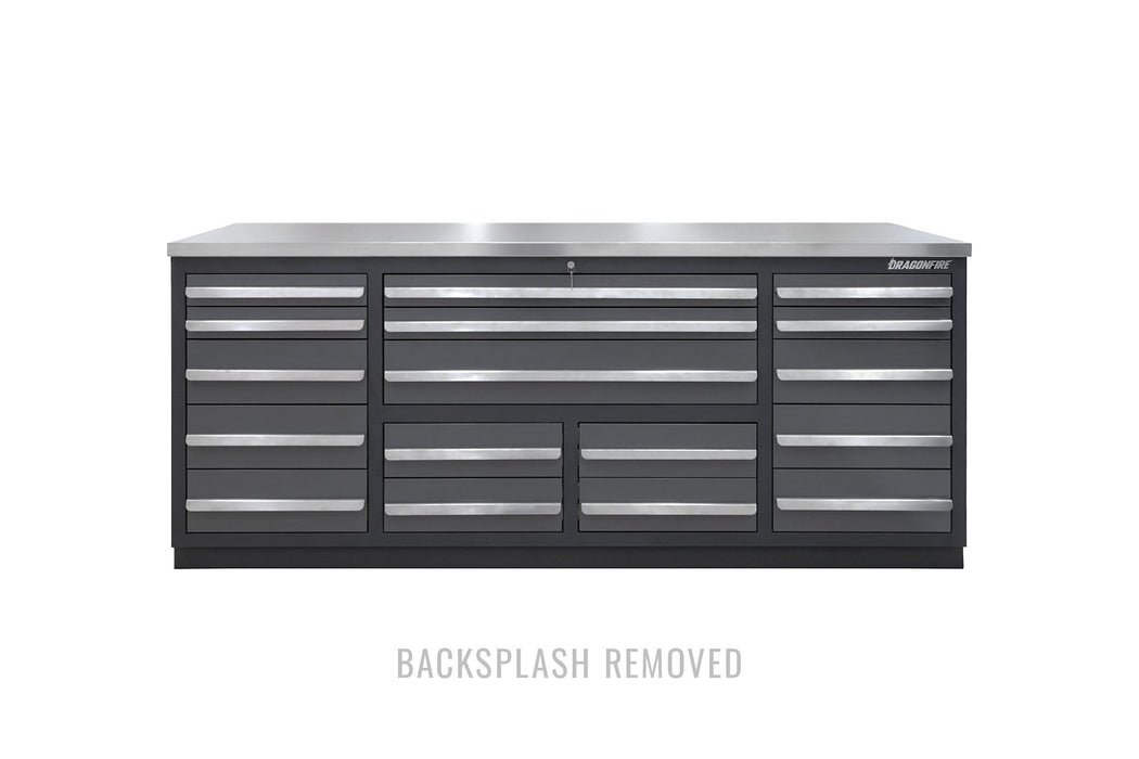 Dragonfire 17 Drawer Pro Series 7FT Workbench