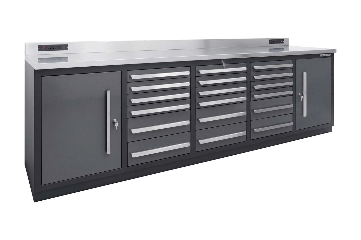 Pro Series 18 Drawer 9FT Workbench - Dragonfire Tool Storage