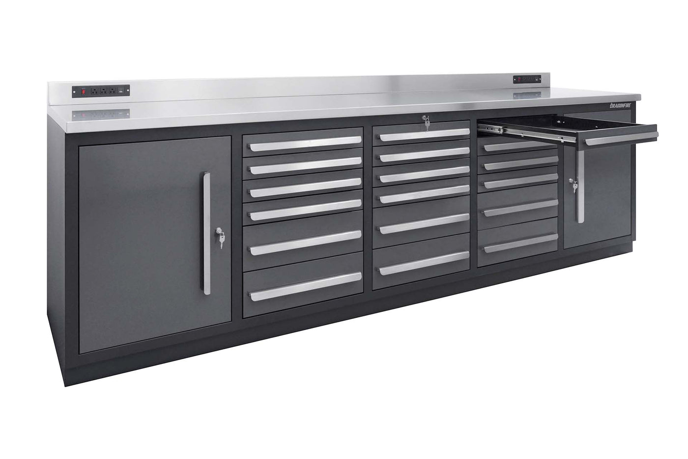 Pro Series 18 Drawer 9FT Workbench - Dragonfire Tool Storage