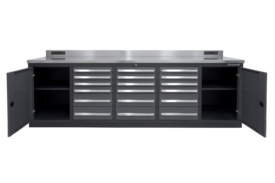 Dragonfire 18 Drawer Pro Series 9FT Workbench