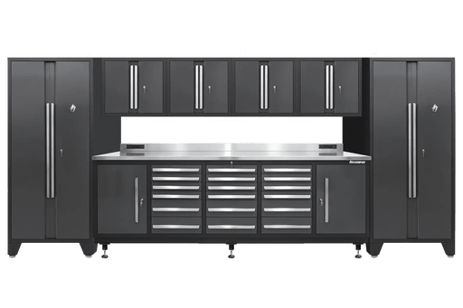 Pro Series 18 Drawer Workbench Package - Workbench, Wall Cabinets & Locker Cabinets - Dragonfire Tool Storage