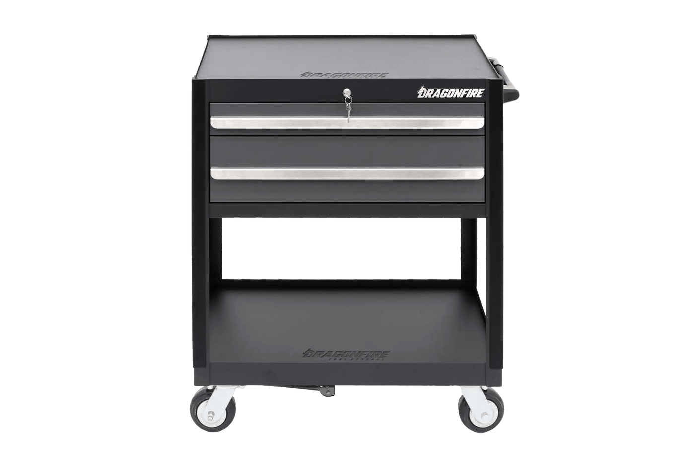 Pro Series 2 Drawer Open Bottom Tool Cart - Dragonfire Tool Storage