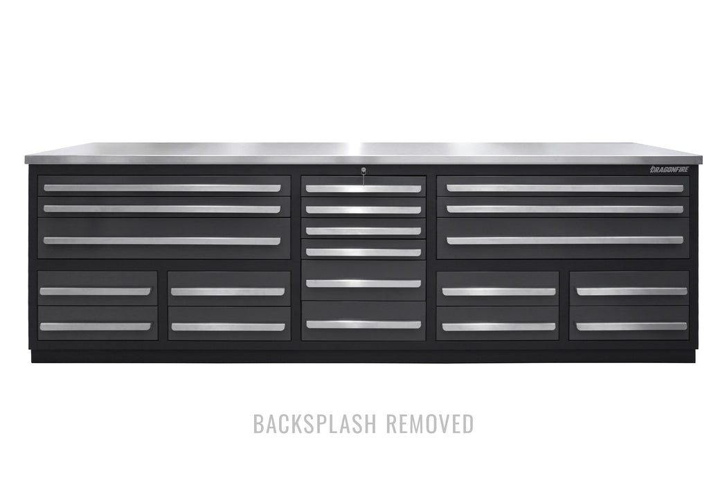 Dragonfire 20 Drawer Pro Series 9FT Workbench