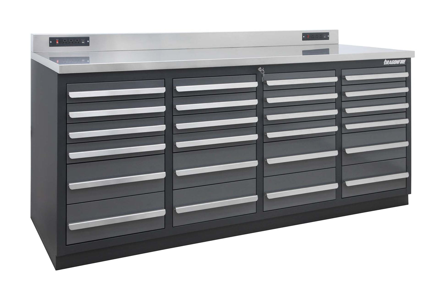 Pro Series 24 Drawer 7FT Workbench - Dragonfire Tool Storage