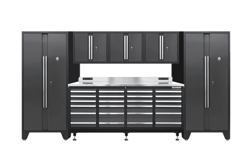 Pro Series 24 Drawer Workbench Package - Workbench, Wall Cabinets & Locker Cabinets - Dragonfire Tool Storage