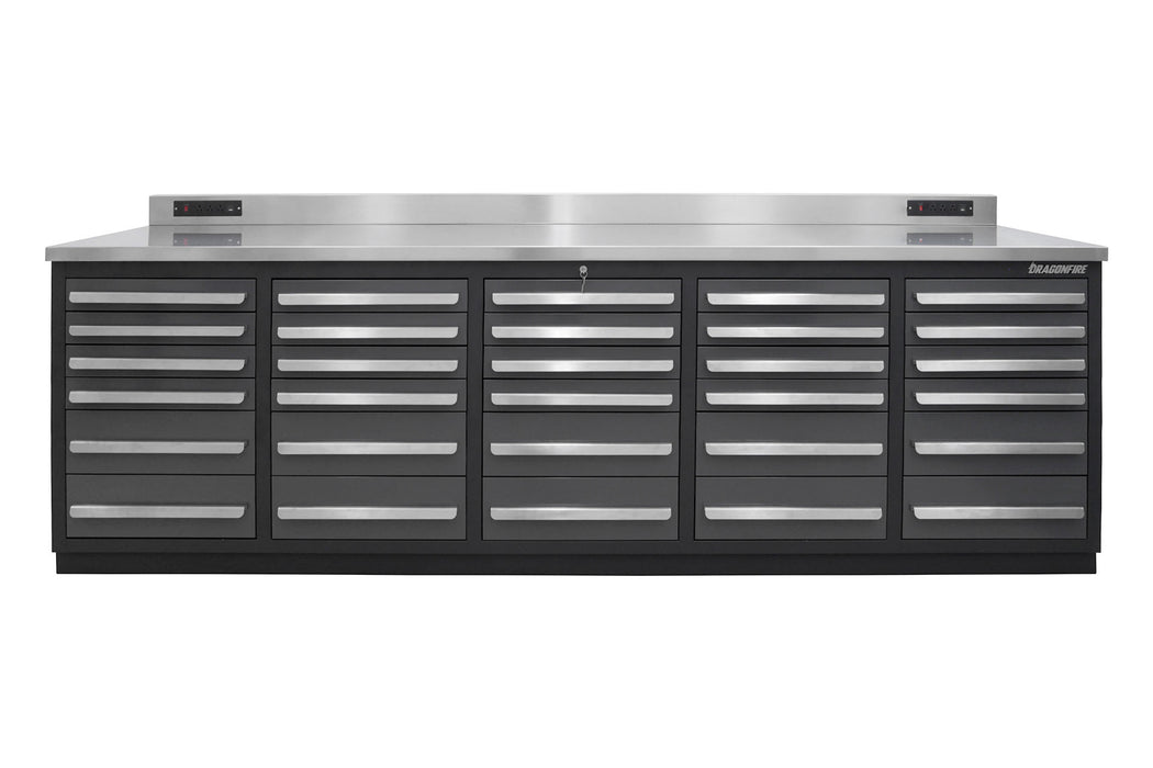 Dragonfire 30 Drawer Pro Series 9FT Workbench