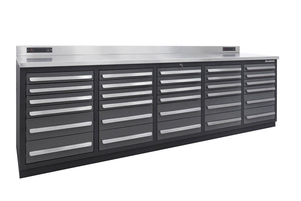 Dragonfire 30 Drawer Pro Series 9FT Workbench