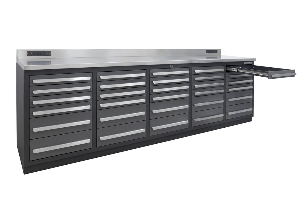 Dragonfire 30 Drawer Pro Series 9FT Workbench