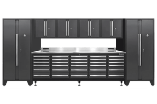 Pro Series 30 Drawer Workbench Package - Workbench, Wall Cabinets & Locker Cabinets - Dragonfire Tool Storage