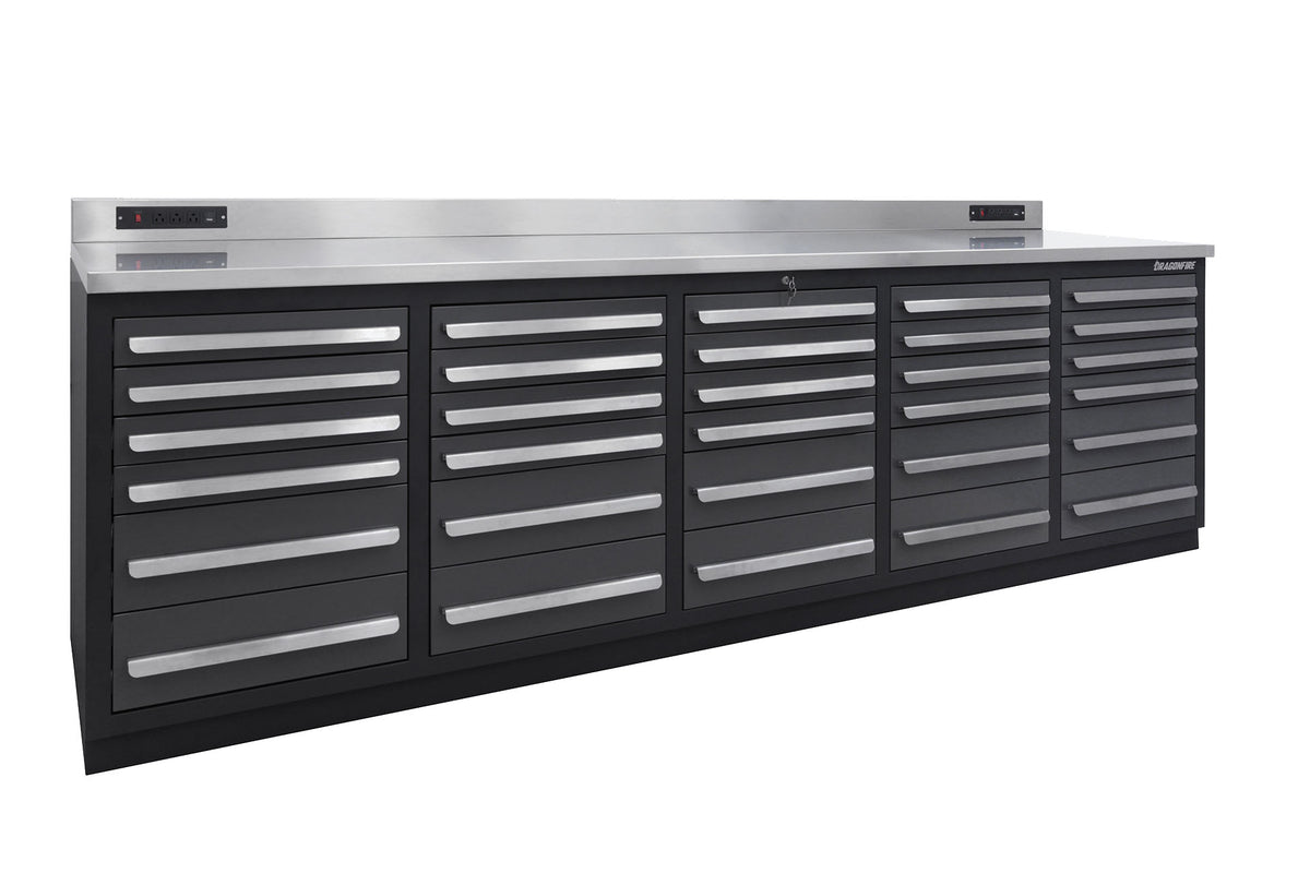 Pro Series 30 Drawer Workbench Package - Workbench, Wall Cabinets & Locker Cabinets - Dragonfire Tool Storage