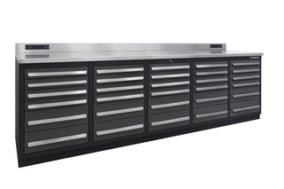 Pro Series 30 Drawer Workbench Package - Workbench, Wall Cabinets & Locker Cabinets - Dragonfire Tool Storage