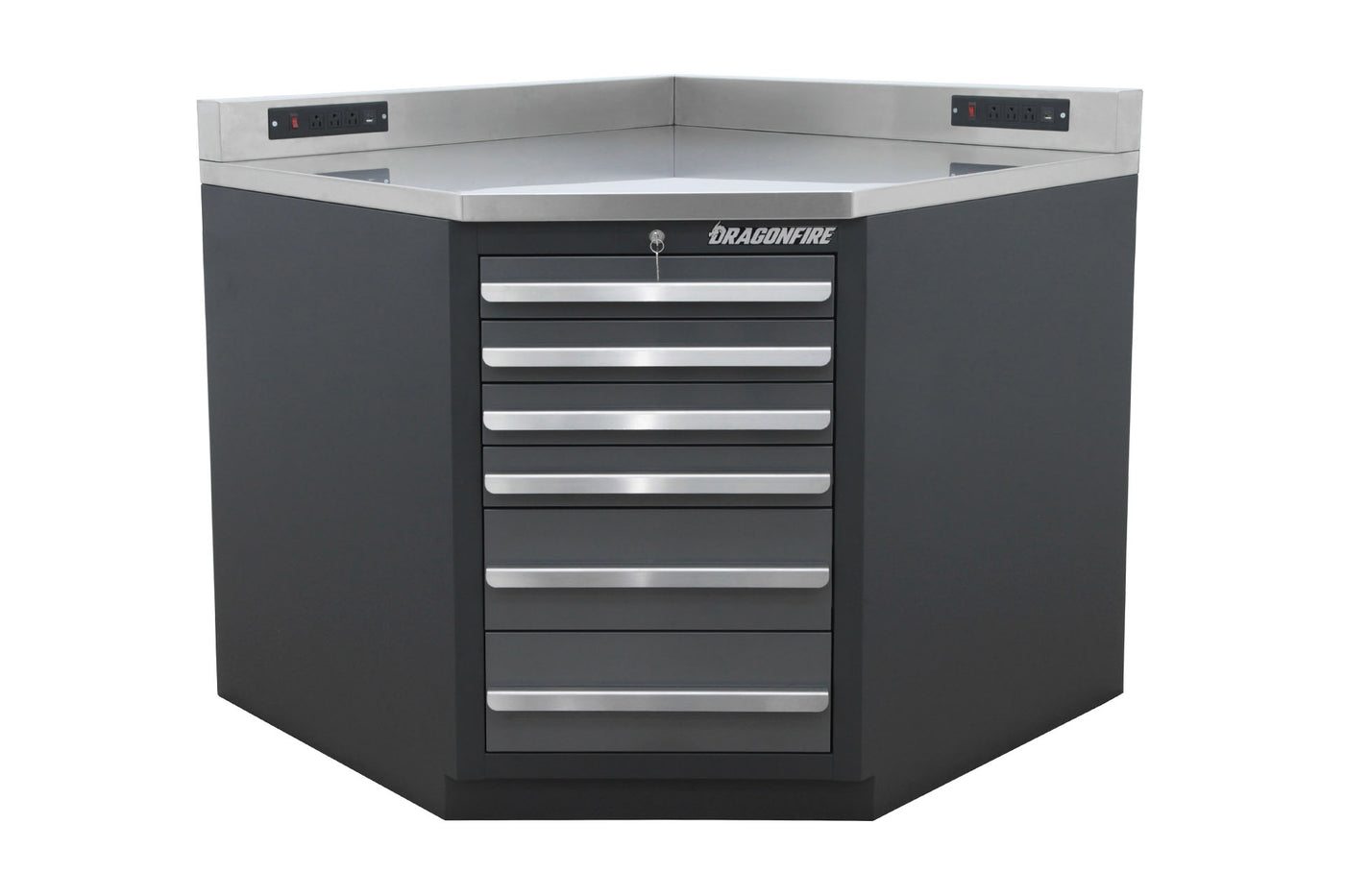 Dragonfire Pro Series Lower Corner Cabinet - Dragonfire Tool Storage