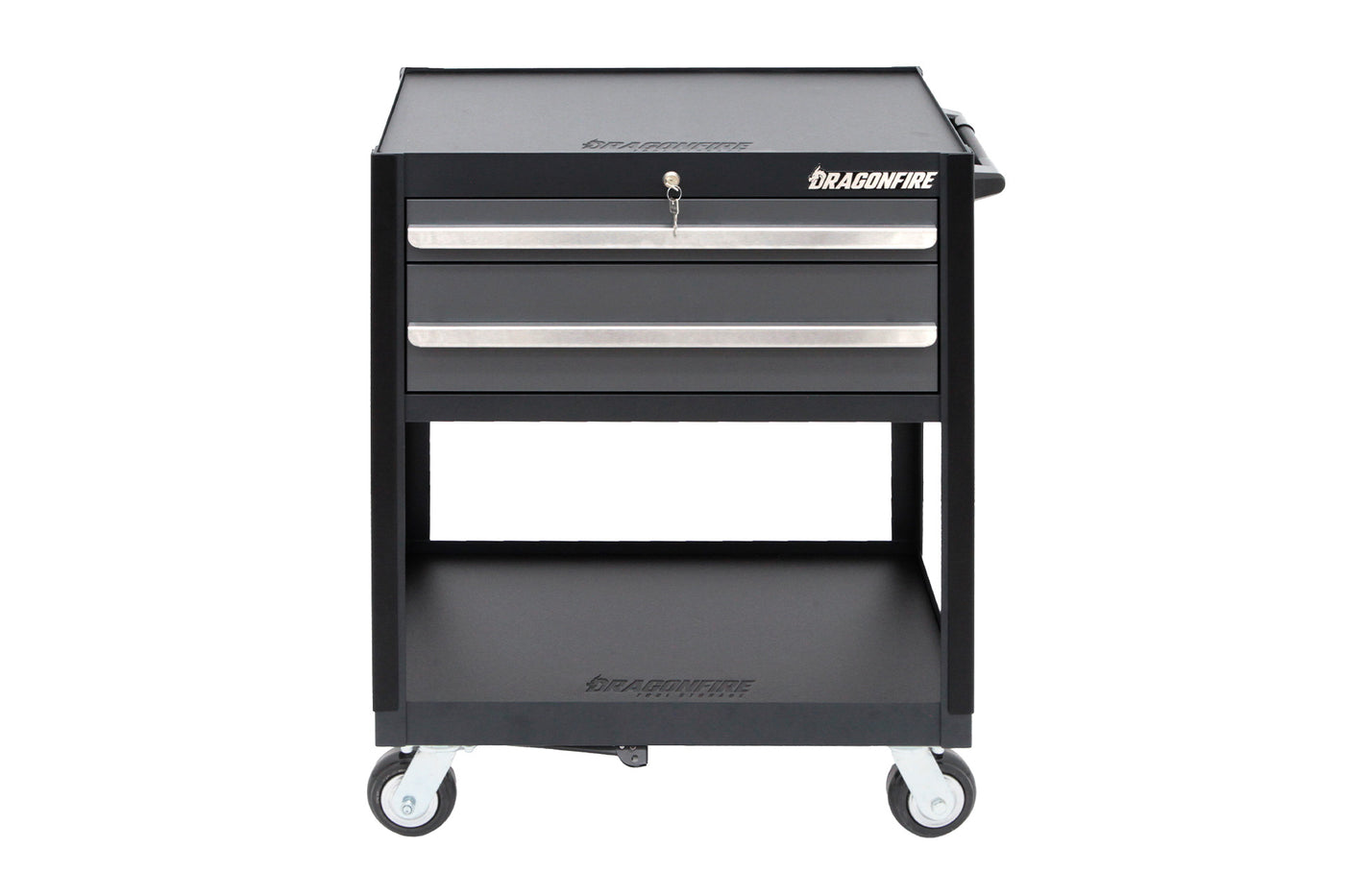 Pro Series 2 Drawer Open Bottom Tool Cart - Dragonfire Tool Storage
