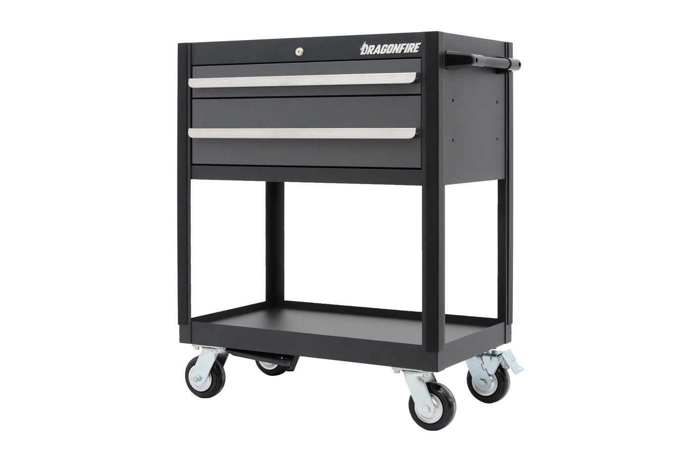 Pro Series 2 Drawer Open Bottom Tool Cart - Dragonfire Tool Storage