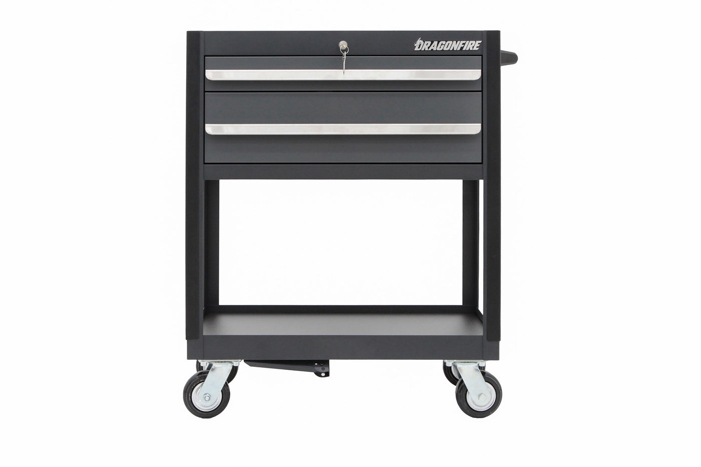 Pro Series 2 Drawer Open Bottom Tool Cart - Dragonfire Tool Storage