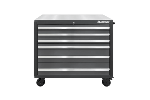 Pro Series 6 Drawer 43-1/2" Rolling Tool Cabinet - Dragonfire Tool Storage