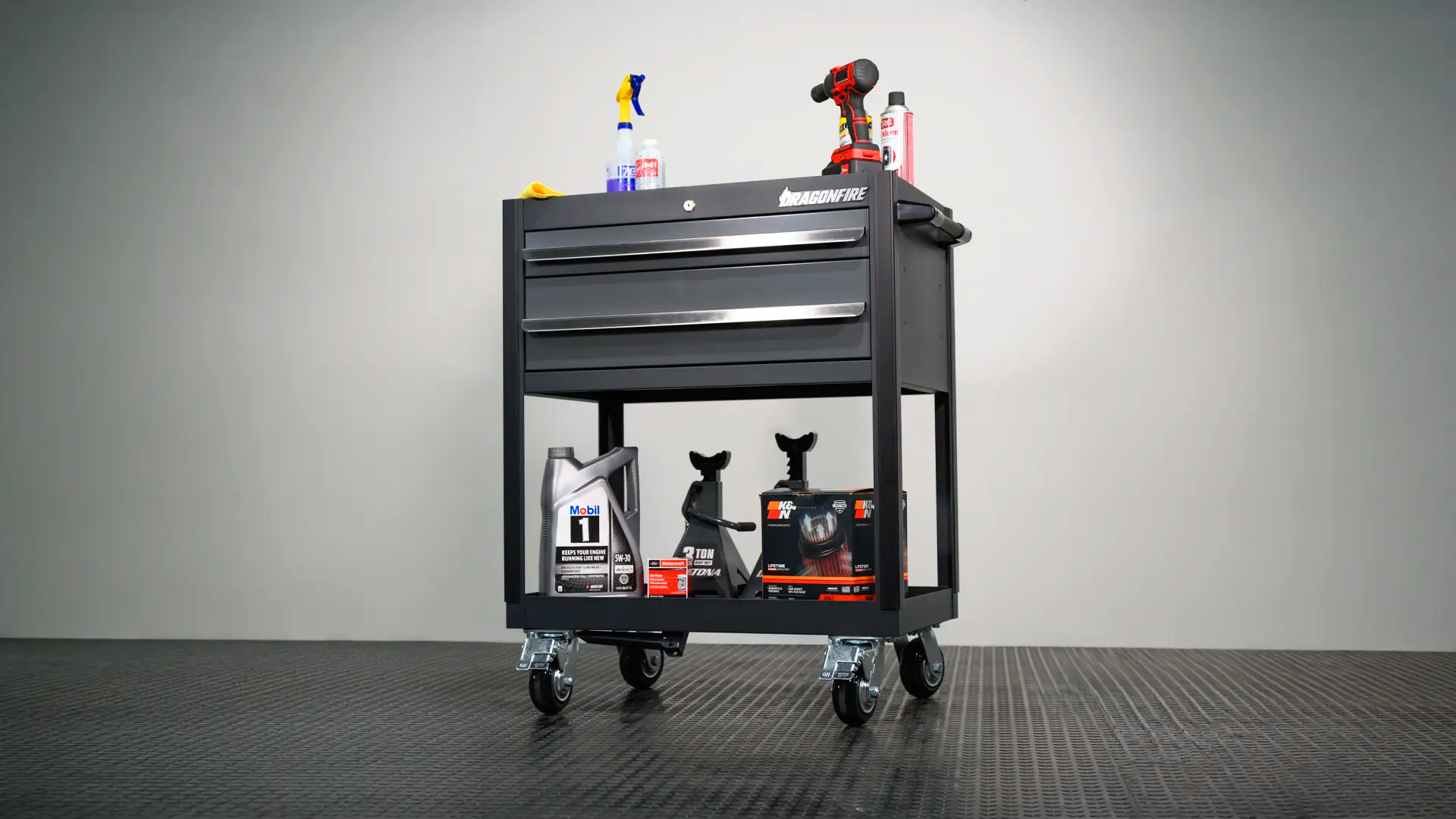 Pro Series 2 Drawer Open Bottom Tool Cart