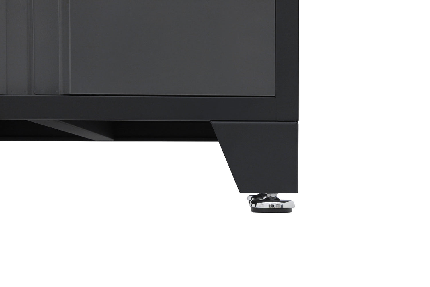 Integrated leveling feet