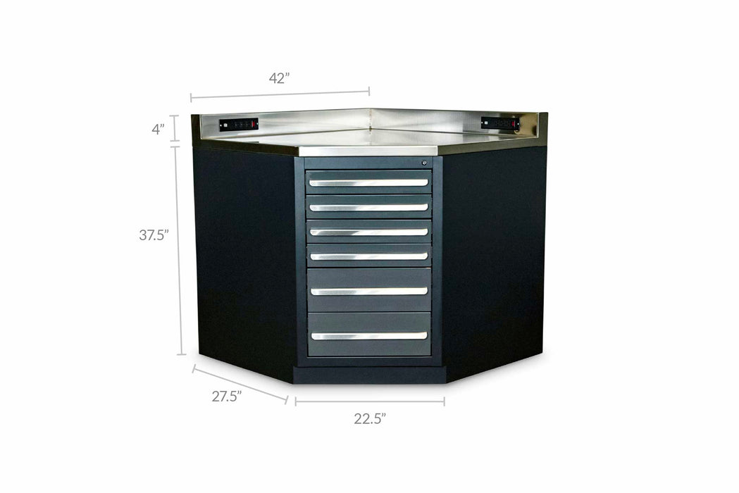 Midnight Pro Series Lower Corner Cabinet