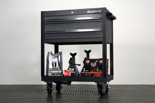 Pro Series 2 Drawer Open Bottom Tool Cart - Dragonfire Tool Storage