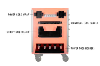 Pro Series 6 Drawer 43-1/2" Rolling Tool Cabinet - Dragonfire Tool Storage