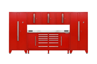 Pro Series 12 Drawer Workbench Package - Workbench, Wall Cabinets & Locker Cabinets - Dragonfire Tool Storage