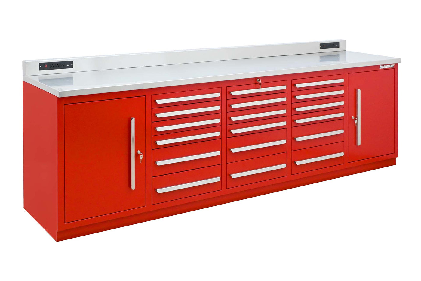 Pro Series 18 Drawer 9FT Workbench - Dragonfire Tool Storage