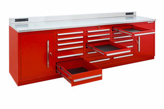 Pro Series 18 Drawer 9FT Workbench - Dragonfire Tool Storage