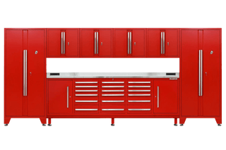 Pro Series 18 Drawer Workbench Package - Workbench, Wall Cabinets & Locker Cabinets - Dragonfire Tool Storage