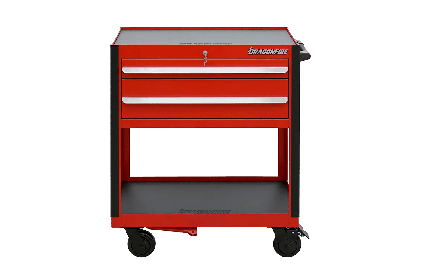 Pro Series 2 Drawer Open Bottom Tool Cart - Dragonfire Tool Storage