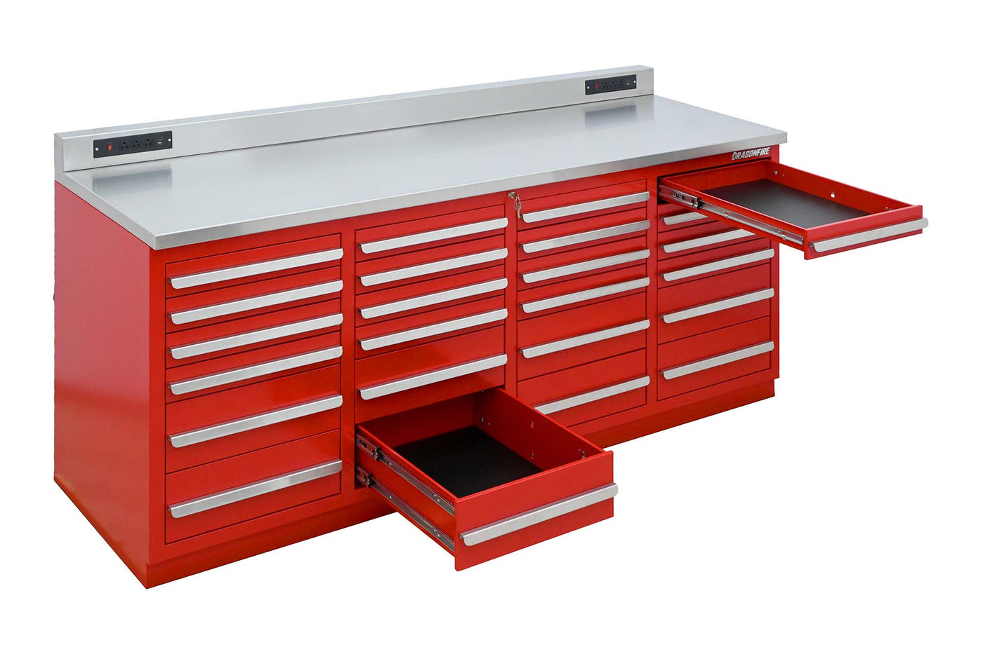 Pro Series 24 Drawer 7FT Workbench - Dragonfire Tool Storage