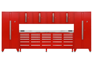 Pro Series 30 Drawer Workbench Package - Workbench, Wall Cabinets & Locker Cabinets - Dragonfire Tool Storage