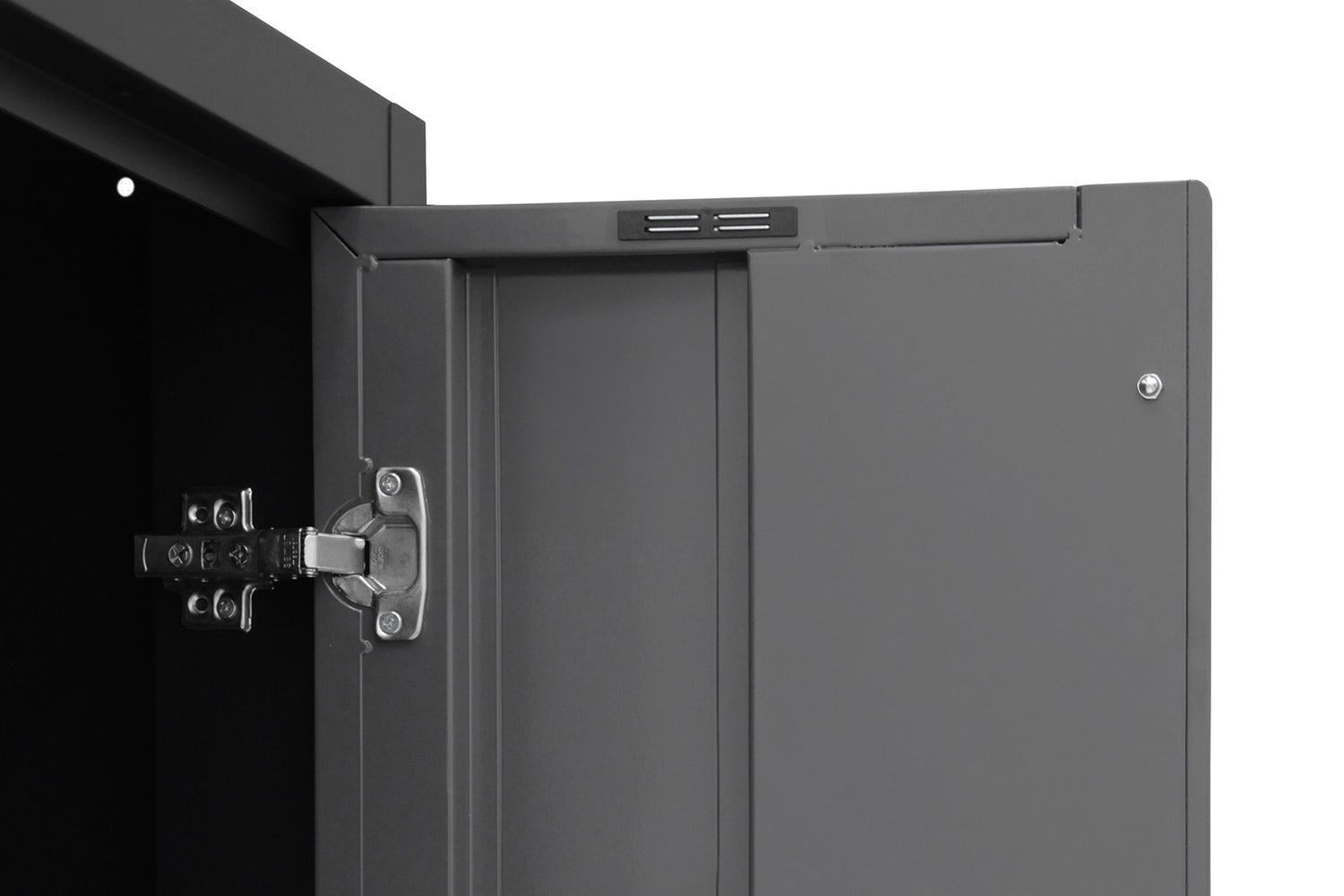 Soft-close Locking Cabinet Doors with Magnetic Closure