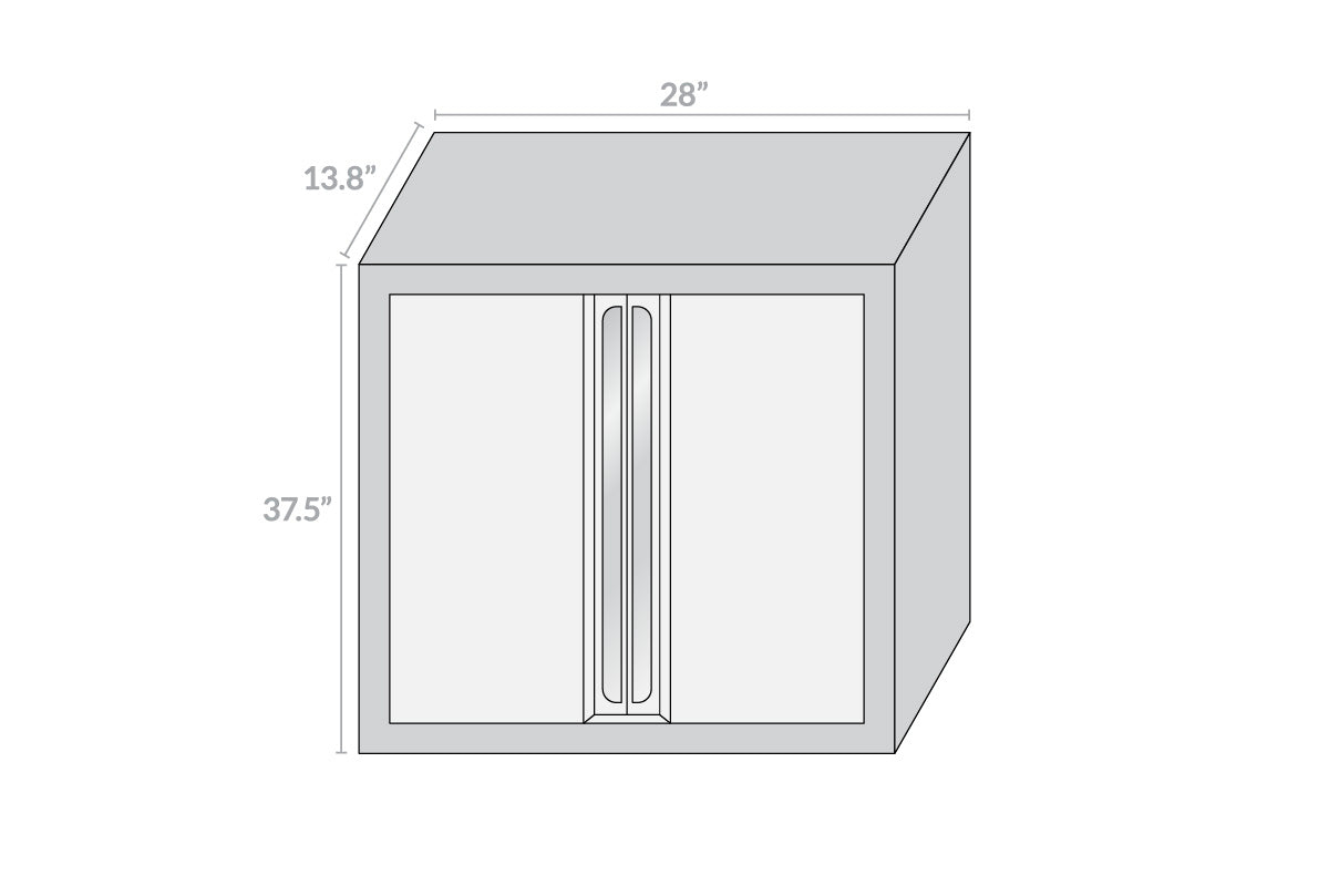 Midnight Pro Series Wall Cabinet Dimensions