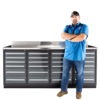 24 drawer heavy duty workbench with drawers