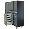 Monster Rolling Tool Cabinet with Drawers and twin open door cabinets