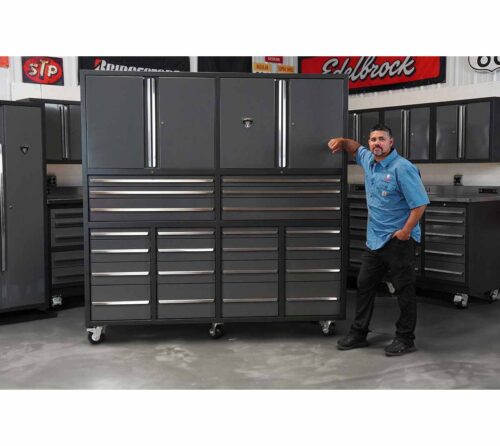 Large Rolling Tool Cabinet with 22 Drawers